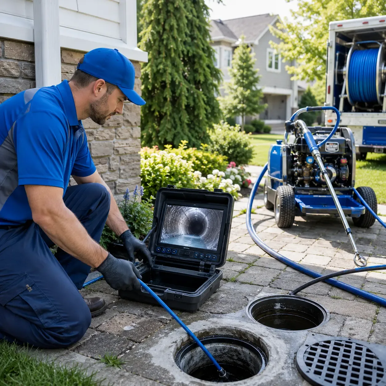 Outdoor drain cleaning professionals serving Pomona, NJ